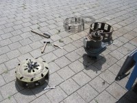 Siemens E57 in Einzelteilen
