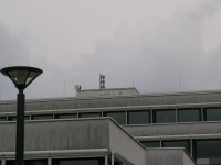 Die Sirene von der Max-Planck Straße aus