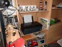 Und mein Drucker: Epson SX110