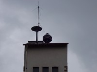 Der erste Closeup-Schuss mit Antenne: