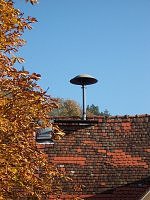 Hier die Dorfsirene Nr. 1 auf einer alten Scheune