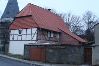 Deesdorf, Hauptstraße, Ansicht aus Richtung Adersleben