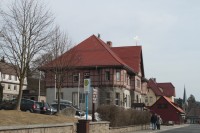 Eine Gesamtansicht des Rathauses