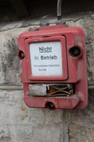 der dazugehörige Melder mit relativ klarer Ansage