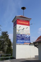 Der Turm, Ansicht von der Hauptstraße aus Richtung Ballenstedt