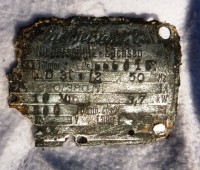 Typenschild LD36?1?/2; 3,7kW; 2800U/min