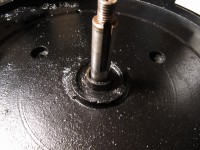 Detailansicht des Stators mit Führungsrohr