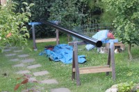 Mast in Schwarz