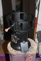 Motorgehäuse, Stator und Klemmkastendeckel in neuem Mattglanz