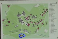 (C) Odenwaldschule Ober-Hambach<br />Hier sieht man noch die Übersicht des Teil-Dorfes. In Blau; das Haus mit der Sirene