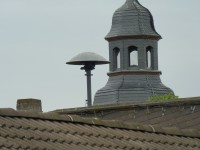 Butzbach Fauerbach E57 dahinter Kirchturm