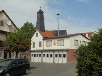 Butzbach Griedel E57 auf Feuerwehrgerätehaus