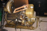 Der ausgebaute Generator
