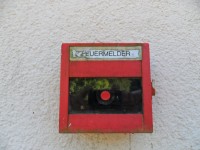 Und der dazugehörige Melder der Sirene in Sachrang.
