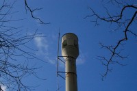 Und hier nochmal der Sirenenkopf mit der Antenne für die Funkauslösung.