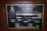Typenschild Gesamtaggregat