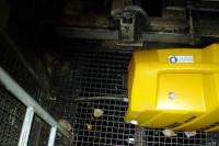 Abgehende Druckluftleitung