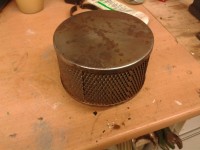 Luftfilter gebürstet