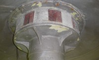 Hochtonteil von der Sirene am großen Mast