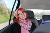Frau glücklich....