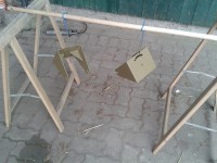 Lautsprecherhalter lackiert