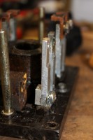 Halter mit Klemmung verbaut