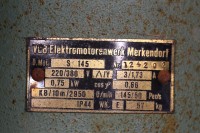 Typenschild, leider ohne Hinweis auf ein Baujahr