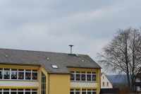 Sirene E57 auf dem Dach der Verbandsgemeindeverwaltung