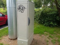 Anschlusskasten schon beschmiert...