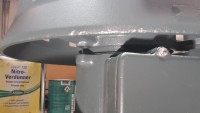 Hier der Abstand wenn Stator nur aufliegt