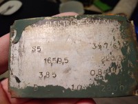Typenschild Elektror S5